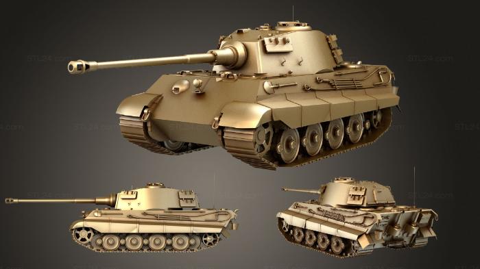 Tiger 2 Tank 3D